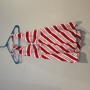 Red/White Halter Top size 22/24
